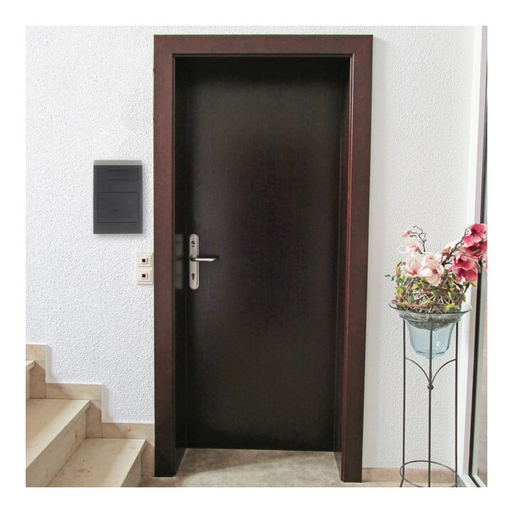 ROTTNER Coffre à clés Cashmatic Basic serrure à double panneton noir 250 × 380 × 115 mm