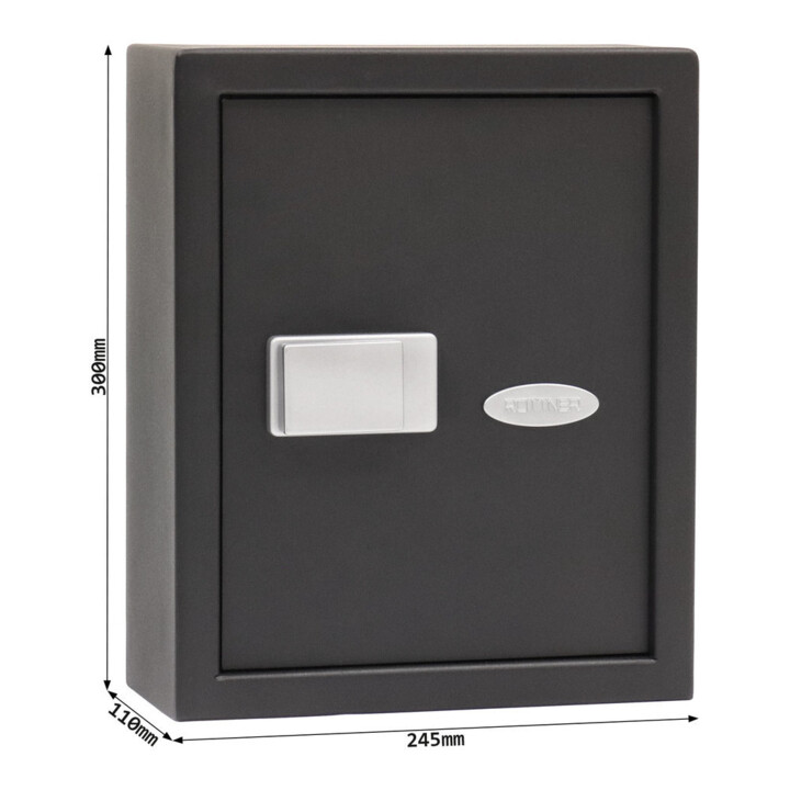 ROTTNER Coffre à clés Fifty BT Key Bluetooth noir acier