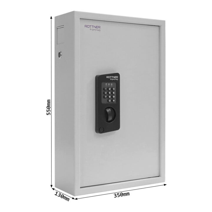 ROTTNER Coffre à clés Keytronic 100 serrure à combinaison électronique gris poudré