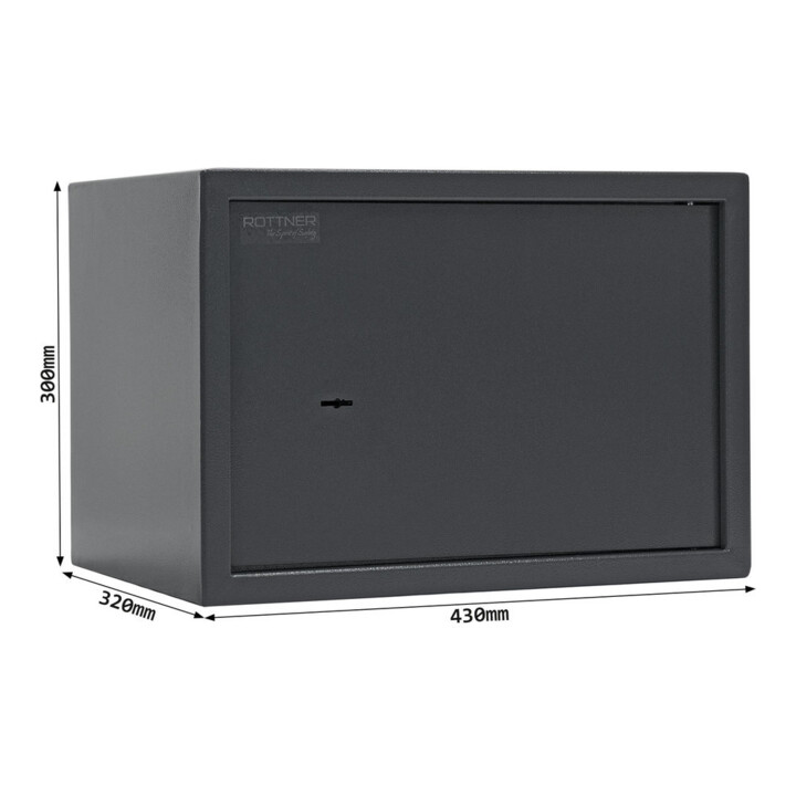 ROTTNER Coffre-fort d’insertion Jupiter 4 serrure à double panneton anthracite