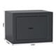 ROTTNER Coffre-fort d’insertion pour meubles Jupiter 1 serrure à double panneton Anthracite