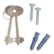 ROTTNER Coffre-fort d’insertion pour meubles Jupiter 3 serrure à double panneton Anthracite