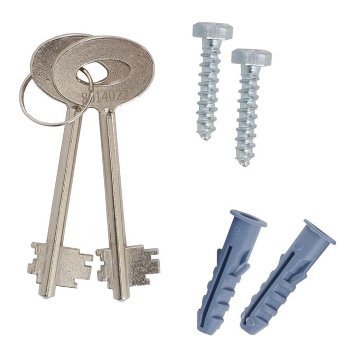 ROTTNER Coffre-fort d’insertion pour meubles Jupiter 3 serrure à double panneton Anthracite