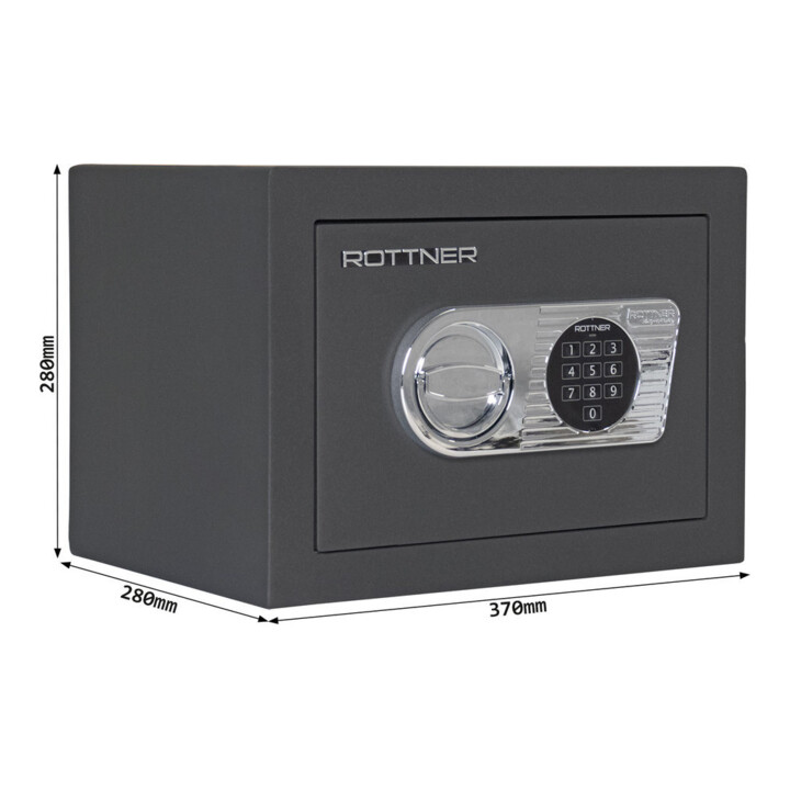 ROTTNER Coffre-fort d’insertion Toscana 26 serrure électronique anthracite