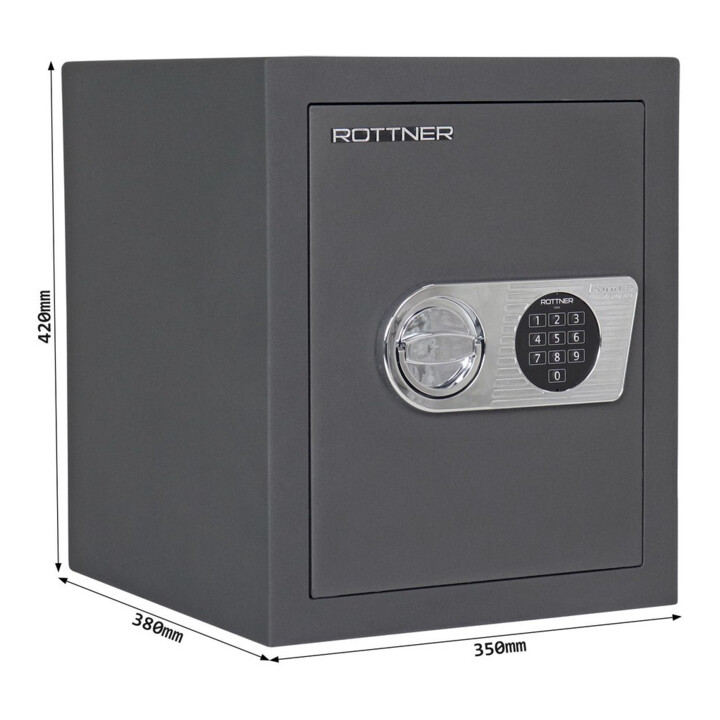 ROTTNER Coffre-fort d’insertion Toscana 50 EL serrure électronique anthracite