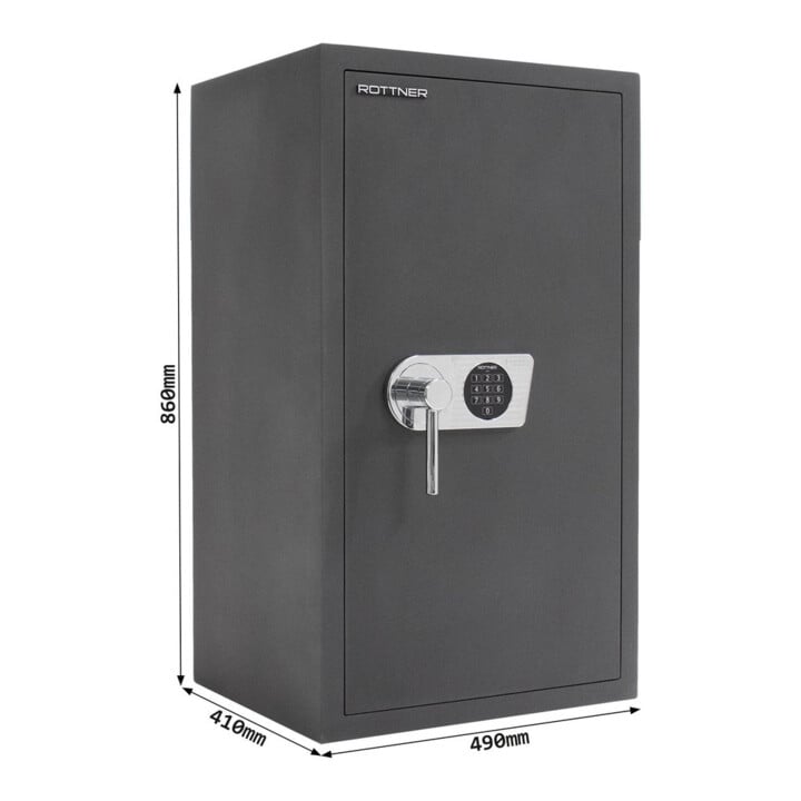 ROTTNER Coffre-fort d’insertion Toscana 85 EL serrure électronique Anthracite