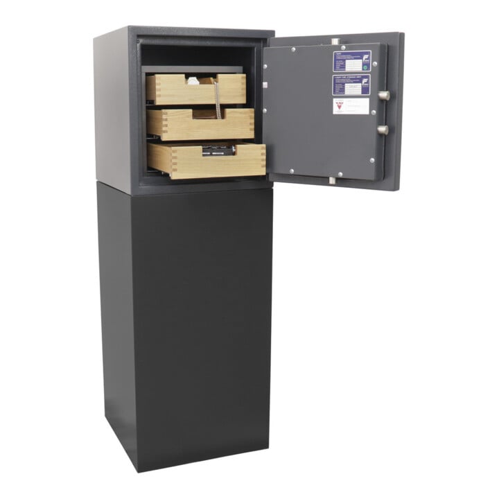 ROTTNER Coffre-fort ignifuge Atlas Fire 45 DB serrure à double panneton Anthracite