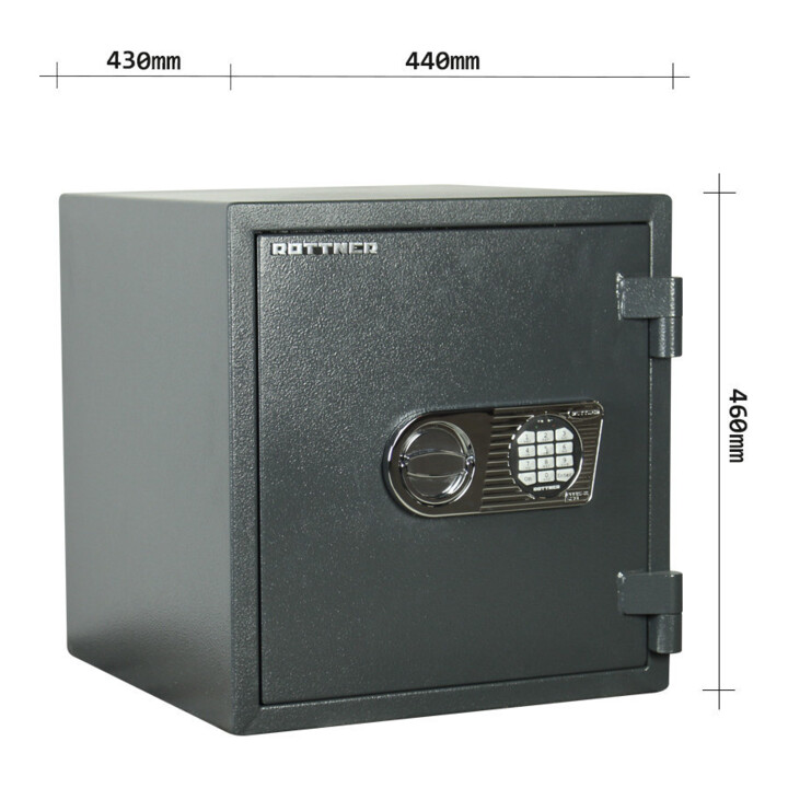 ROTTNER Coffre-fort ignifuge Atlas Fire 45 serrure électronique anthracite