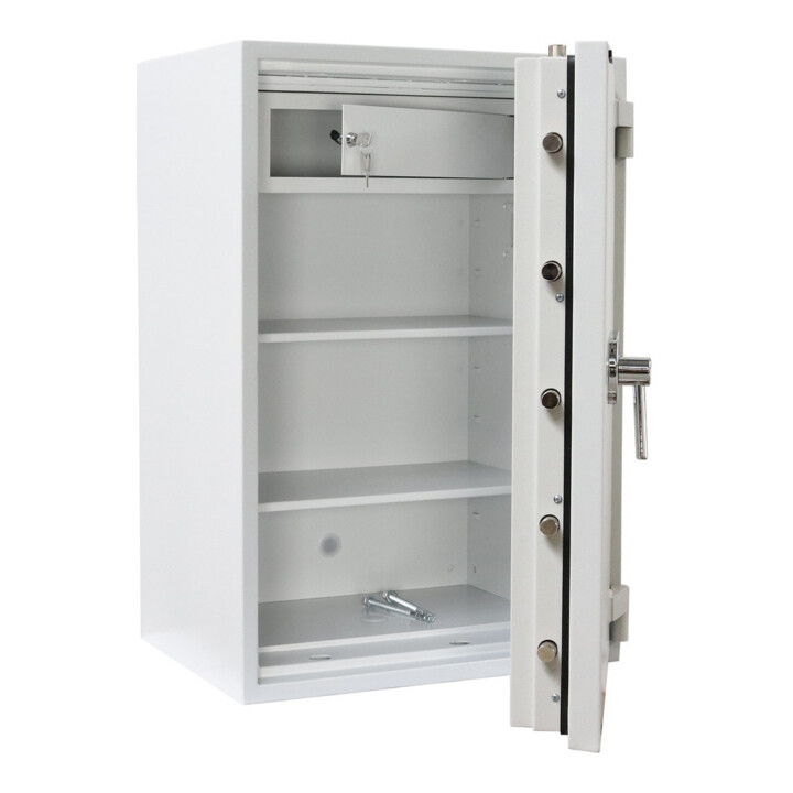 ROTTNER Coffre-fort ignifuge DO100 serrure électronique gris clair