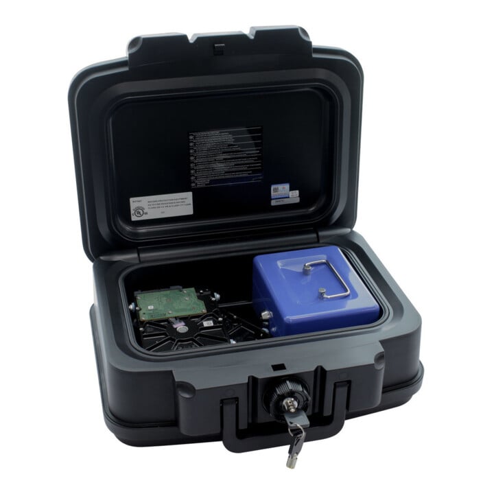 ROTTNER Coffre-fort ignifuge FIRE DATA BOX 1 serrure à cylindre noir