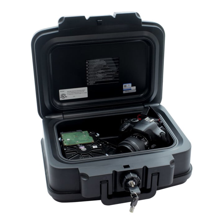 ROTTNER Coffre-fort ignifuge FIRE DATA BOX 1 serrure à cylindre noir