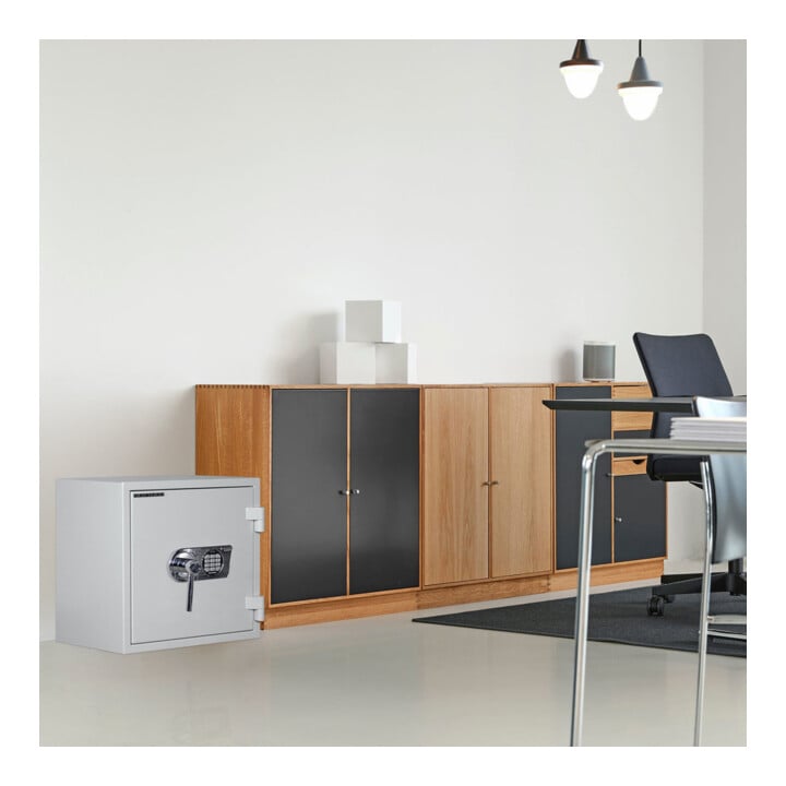 ROTTNER Coffre-fort ignifuge Fire Master 50 EL serrure électronique gris clair