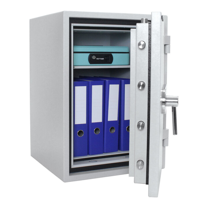 ROTTNER Coffre-fort ignifuge Fire Master 65 serrure électronique gris clair