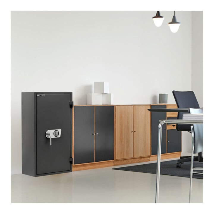 ROTTNER Coffre-fort ignifuge FireProfi 100 serrure électronique anthracite