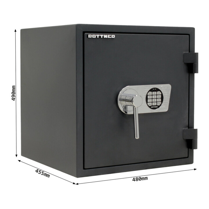 ROTTNER Coffre-fort ignifuge FireProfi 50 EL serrure électronique anthracite