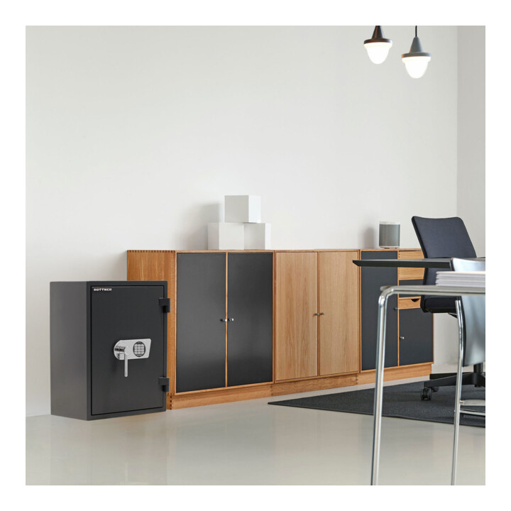 ROTTNER Coffre-fort ignifuge FireProfi 65 EL serrure électronique anthracite