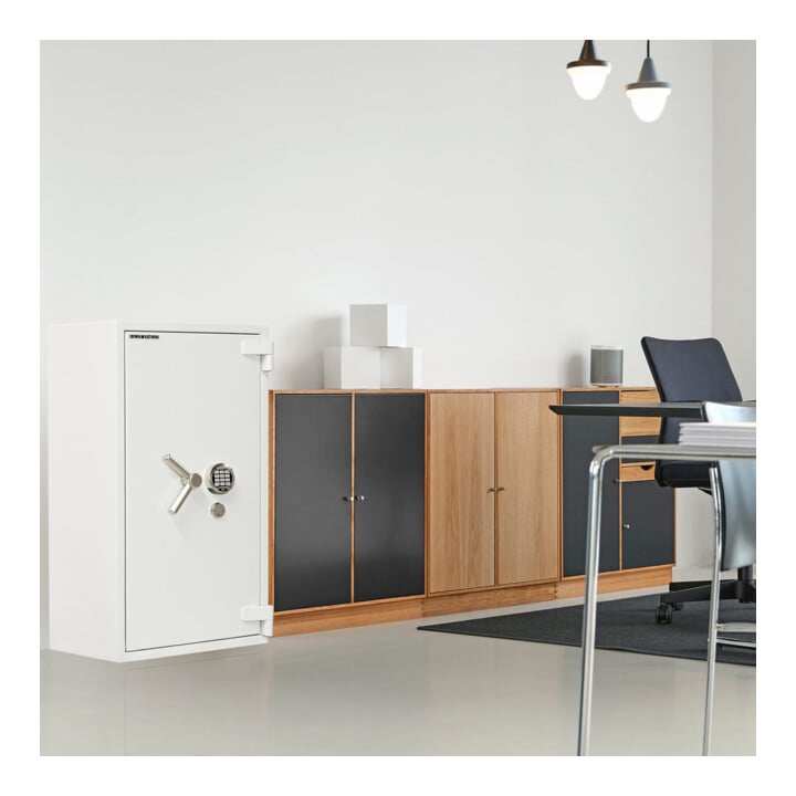 ROTTNER Coffre-fort ignifuge Projekt 100 serrure électronique gris clair