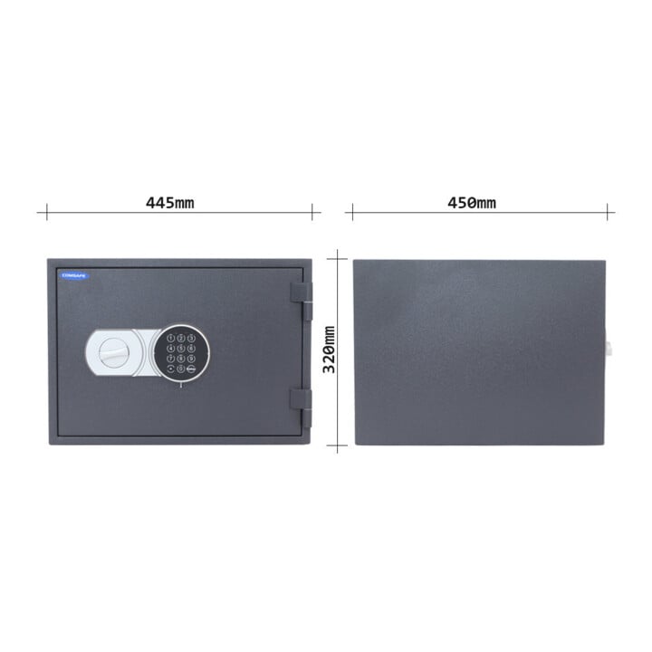 ROTTNER Coffre-fort ignifuge Sydney 40 serrure électronique anthracite