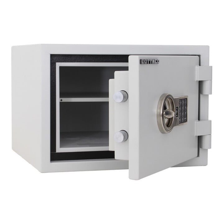 ROTTNER Coffre-fort ignifuge T06016 Fire Safe 30 EL serrure électronique gris clair