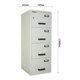 ROTTNER Coffre-fort intérieur FireFile 4000 Serrure à cylindre gris clair