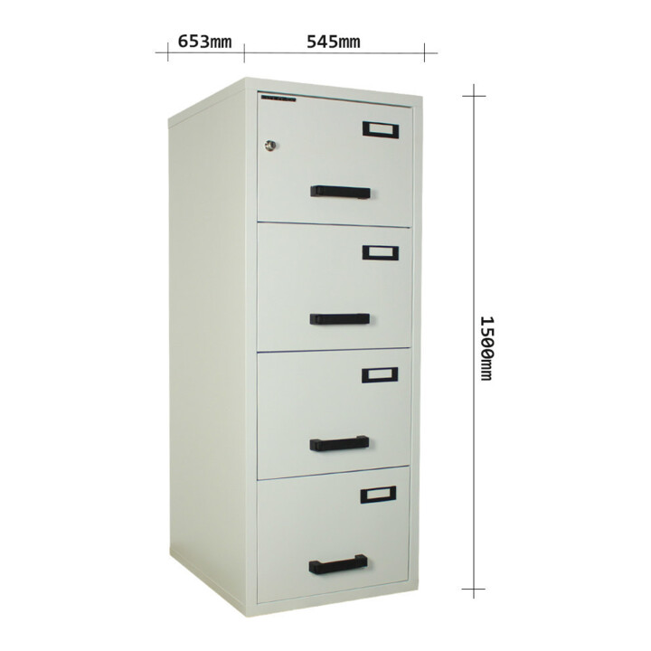 ROTTNER Coffre-fort intérieur FireFile 4000 Serrure à cylindre gris clair