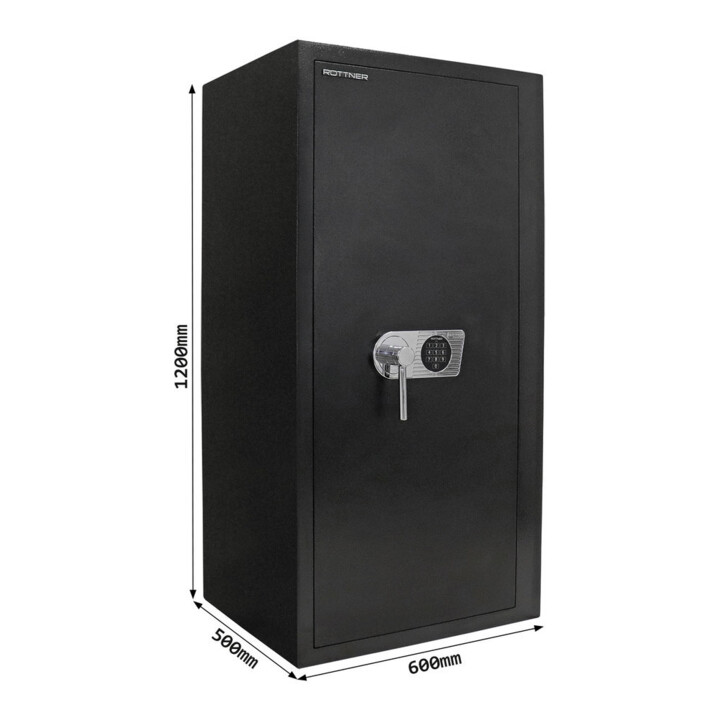 ROTTNER Coffre-fort intérieur Monaco 120 EL serrure électronique noir 249 l