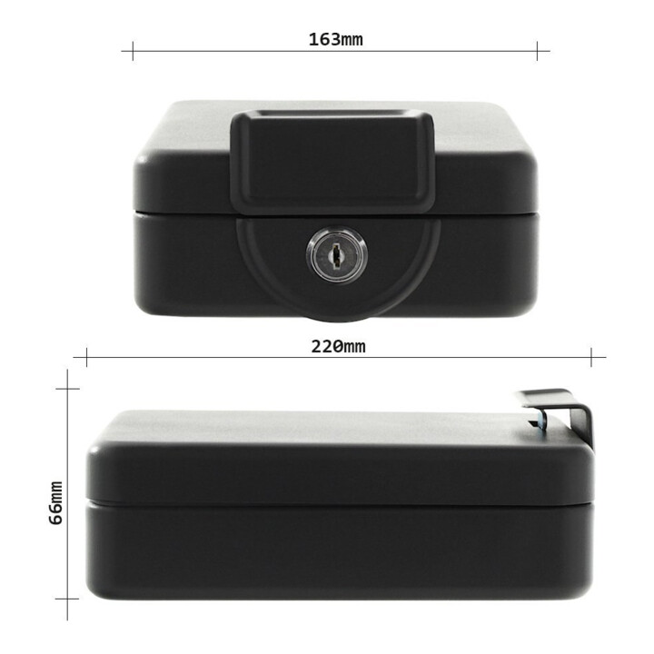 ROTTNER Coffre-fort intérieur Travel Safe T04494 serrure à cylindre noir