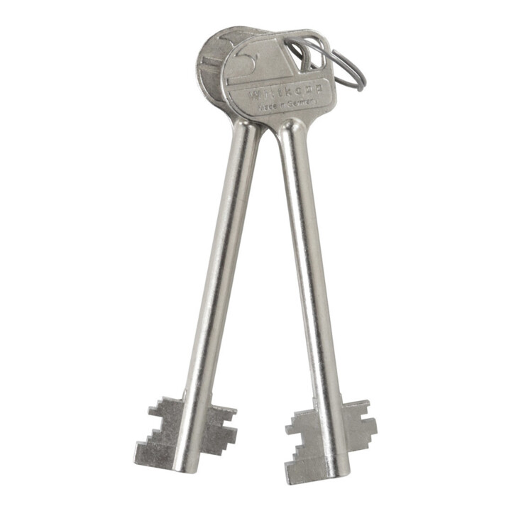 ROTTNER Coffre mural Delta 30 serrure à double panneton gris clair