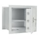 ROTTNER Coffre mural Stone SE 45 serrure à double panneton blanc aluminium RAL 9006