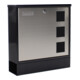 ROTTNER Design Mailbox T05535 Zylinderschloss Schwarz