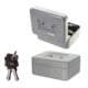 ROTTNER Geldkassette HomeStar Cash 2 Zylinderschloss Silber