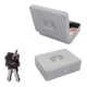 ROTTNER Geldkassette HomeStar Cash 4 Zylinderschloss Silber 300 x 245 x 90mm