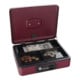 ROTTNER Geldkassette Pro Box Two Berry Zylinderschloss rot