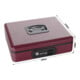 ROTTNER Geldkassette Pro Box Two Berry Zylinderschloss rot