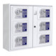 ROTTNER Innentresor T05380 Keysystem 6 EL Elektronikschloss Weiß pulverbeschichtet 465 x 535 x 170mm