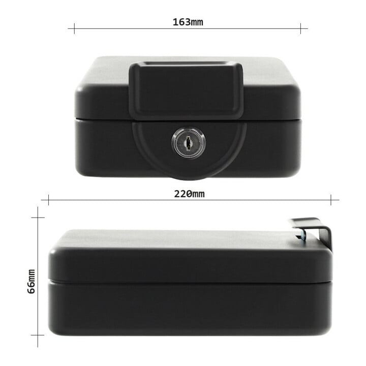 ROTTNER Innentresor Travel Safe T04494 Zylinderschloss schwarz