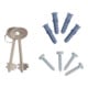 ROTTNER Möbeleinsatztresor Jupiter 4 Doppelbartschloss anthrazit