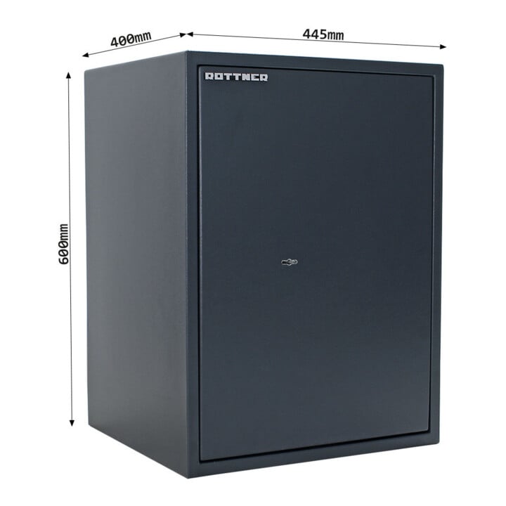 ROTTNER Möbeleinsatztresor PowerSafe 600 S2 Doppelbartschloss anthrazit