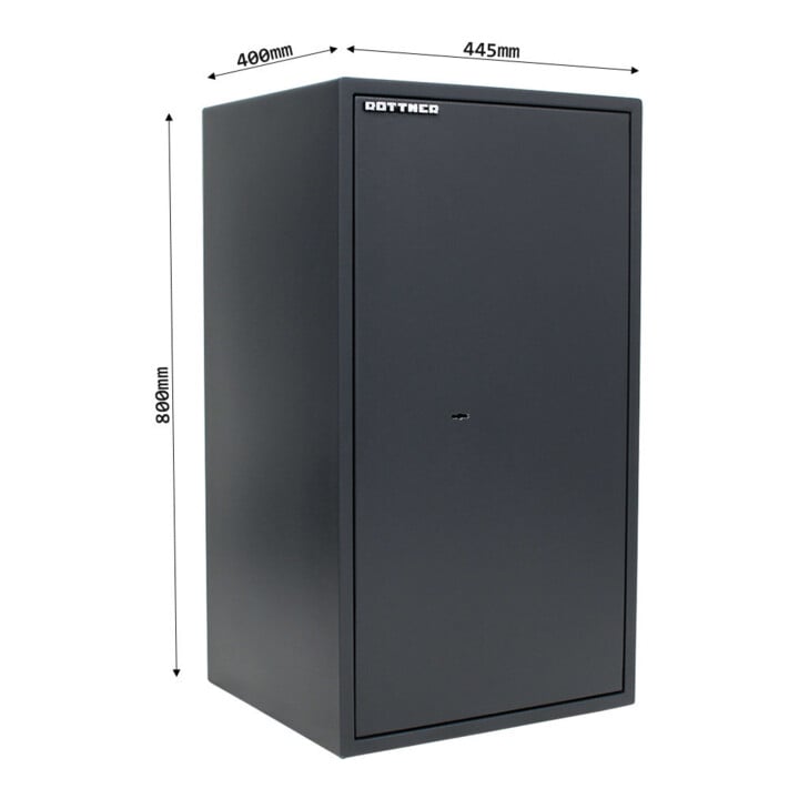 ROTTNER Möbeleinsatztresor PowerSafe 800 Doppelbartschloss Anthrazit