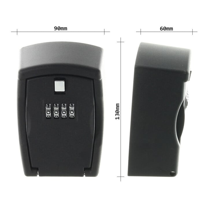ROTTNER Schlüsselbox T05790 Key Protect Zahlenschloss schwarz