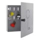 ROTTNER Schlüsselschrank Key Collect T06142 10 Haken Magnetverschluss Silber