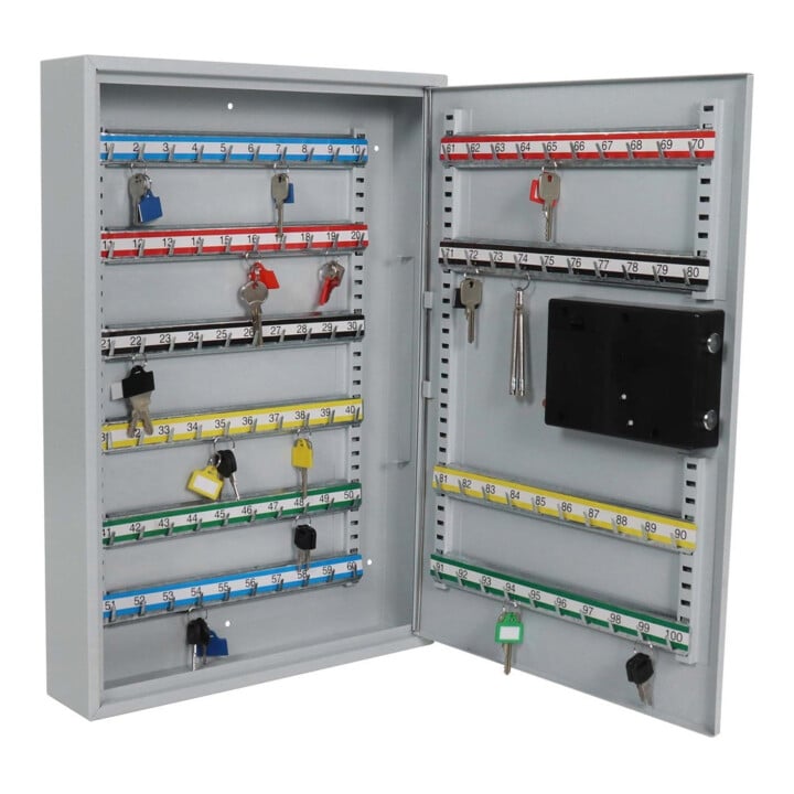 ROTTNER Schlüsselschrank S 100 EL Elektronikschloss lichtgrau