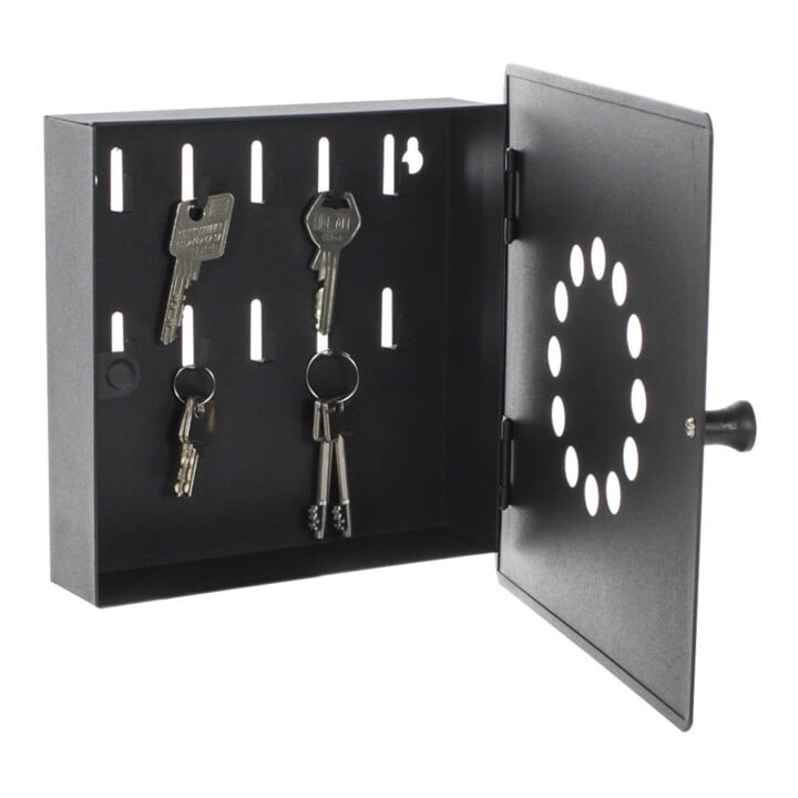 ROTTNER Schlüsselschrank T06141 Key Point 10 Magnetverschluss schwarz