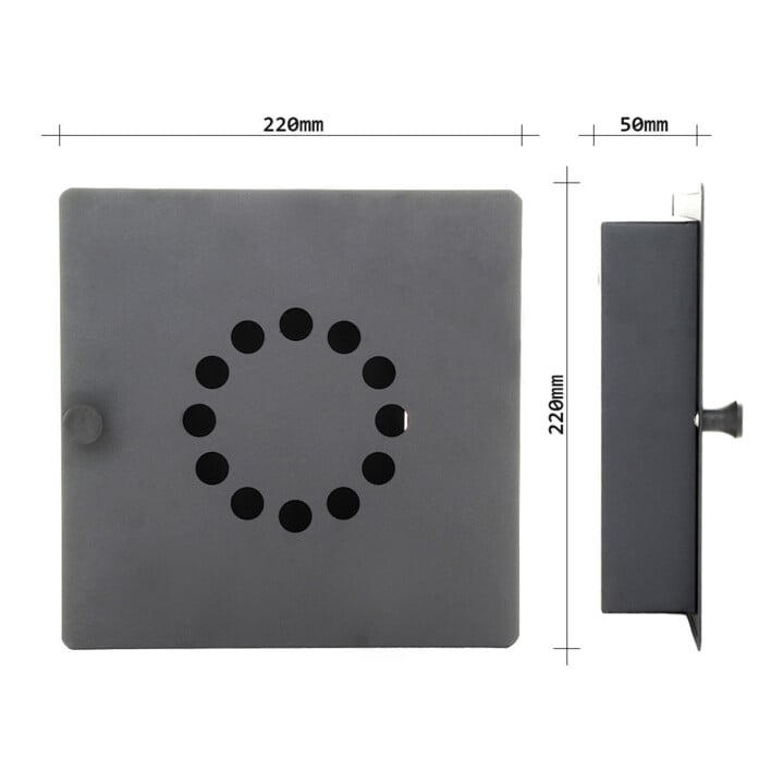 ROTTNER Schlüsselschrank T06141 Key Point 10 Magnetverschluss schwarz