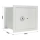 ROTTNER Wandtresor Stone SE 45 Doppelbartschloss weißaluminium RAL 9006