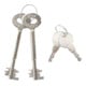 ROTTNER Wandtresor Stone SE 45 Doppelbartschloss weißaluminium RAL 9006