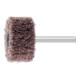 Roue à lamelles POLINOX® PNL D.40xH20mm granul. 100 non-tissé D. de la tige 6 mm