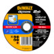 Roue de tronçonnage DEWALT acier inoxydable plat 150x1,6 mm-1