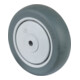 BS roues pivotantes en caoutchouc roue bleu-gris-1