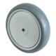 BS roues pivotantes en caoutchouc roue bleu-gris-1